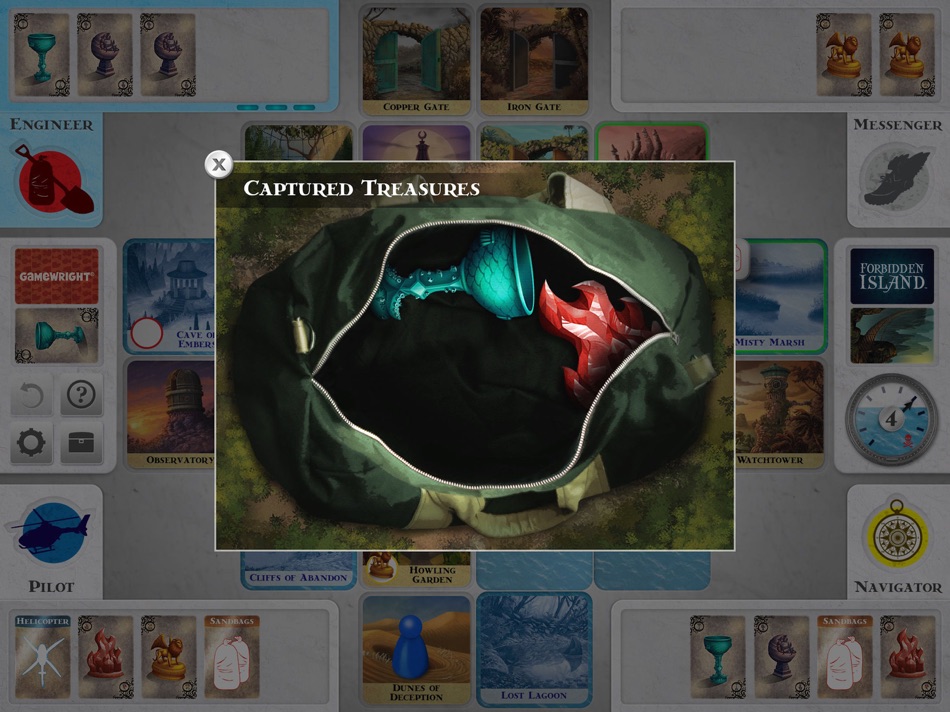 #4. Forbidden Island (iOS) 由: Button Mash Games Inc.