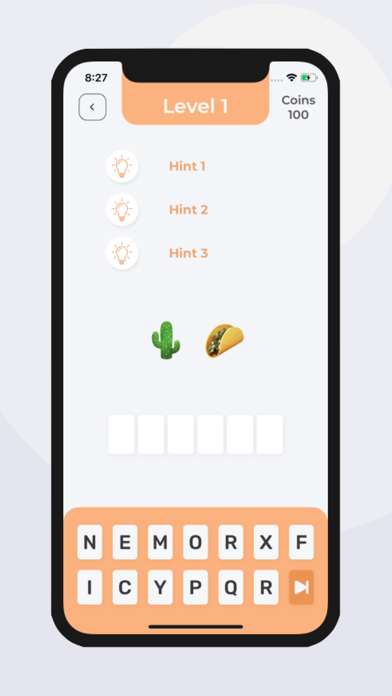 EmojiQ - Emoticon Quiz app screenshot