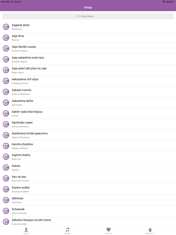 Chords Nepal iPad screenshot 5 - Music app