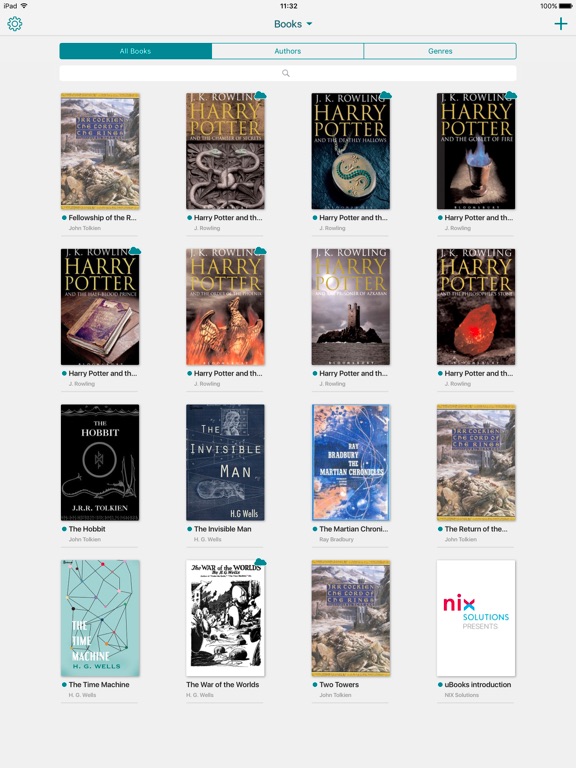 uBooks iPad screenshot 1 - Book app