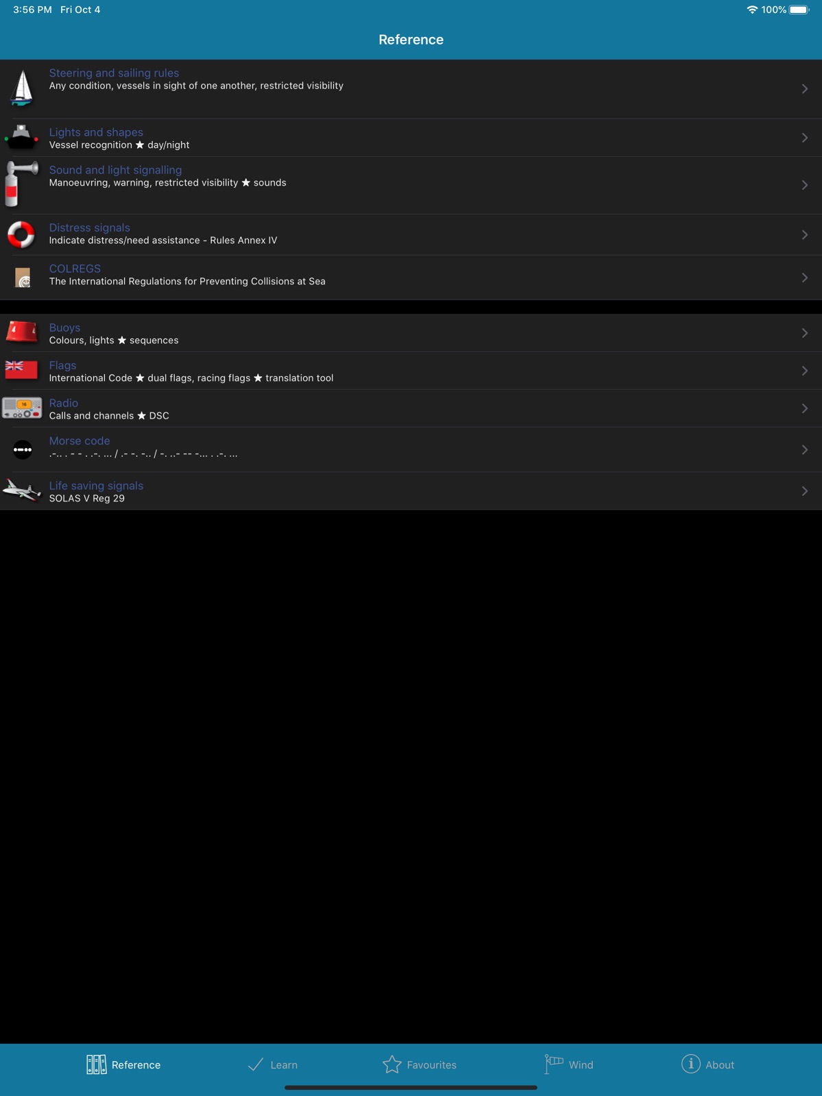 Marine Rules & Signals ipad screenshot 1