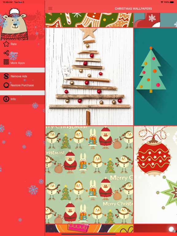 Screenshot #5 pour Noël fond d'écran