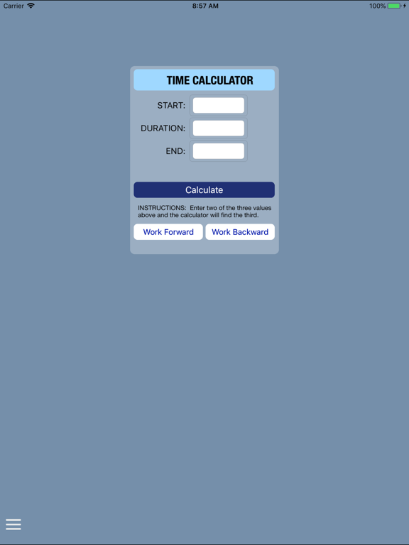 C-17 Duty Day Calc iPad screenshot 4 - Utilities app