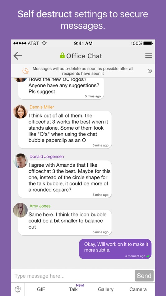 #6. Office Chat, Work Messaging (iOS) 由: MangoApps Incorporated