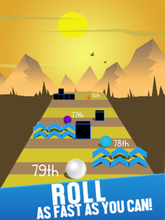 Ball Race on Color Road screenshot 14