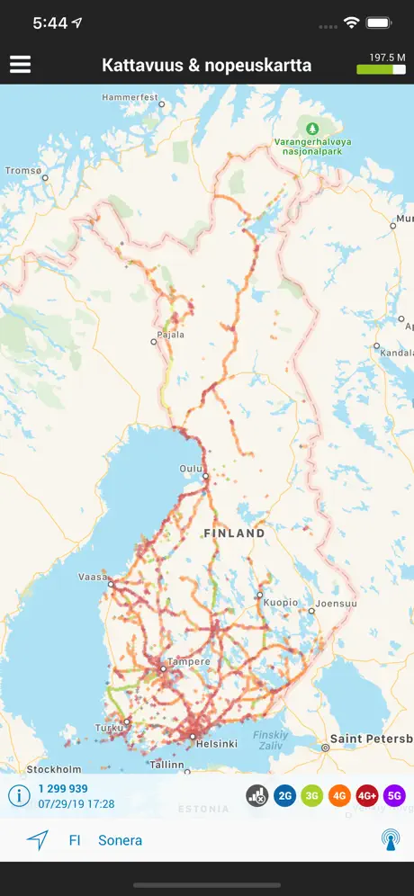 nPerf internet-nopeustesti