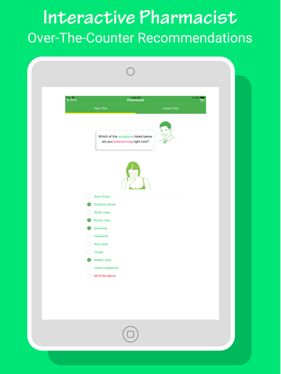 Self-Care Med iPad screenshot 5 - Medical app