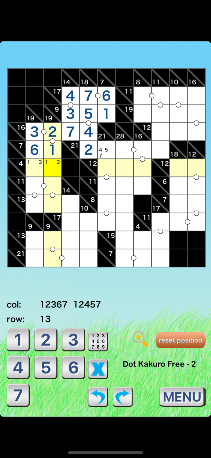 Kakuro Challenge - Cross Sum