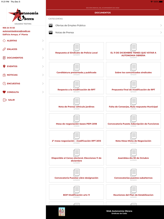 Screenshot #6 pour Sindicato Autonomía Obrera