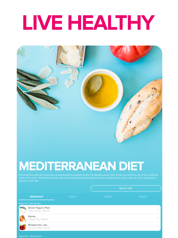 Inlivo: Healthy Eating Coach iPad screenshot 9 - Health & Fitness app