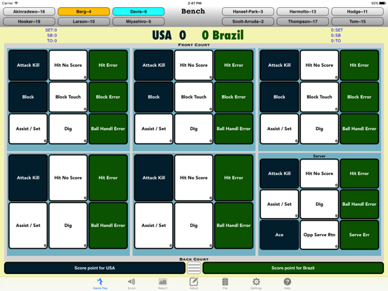 Screenshot #4 pour Volleyball Stat!