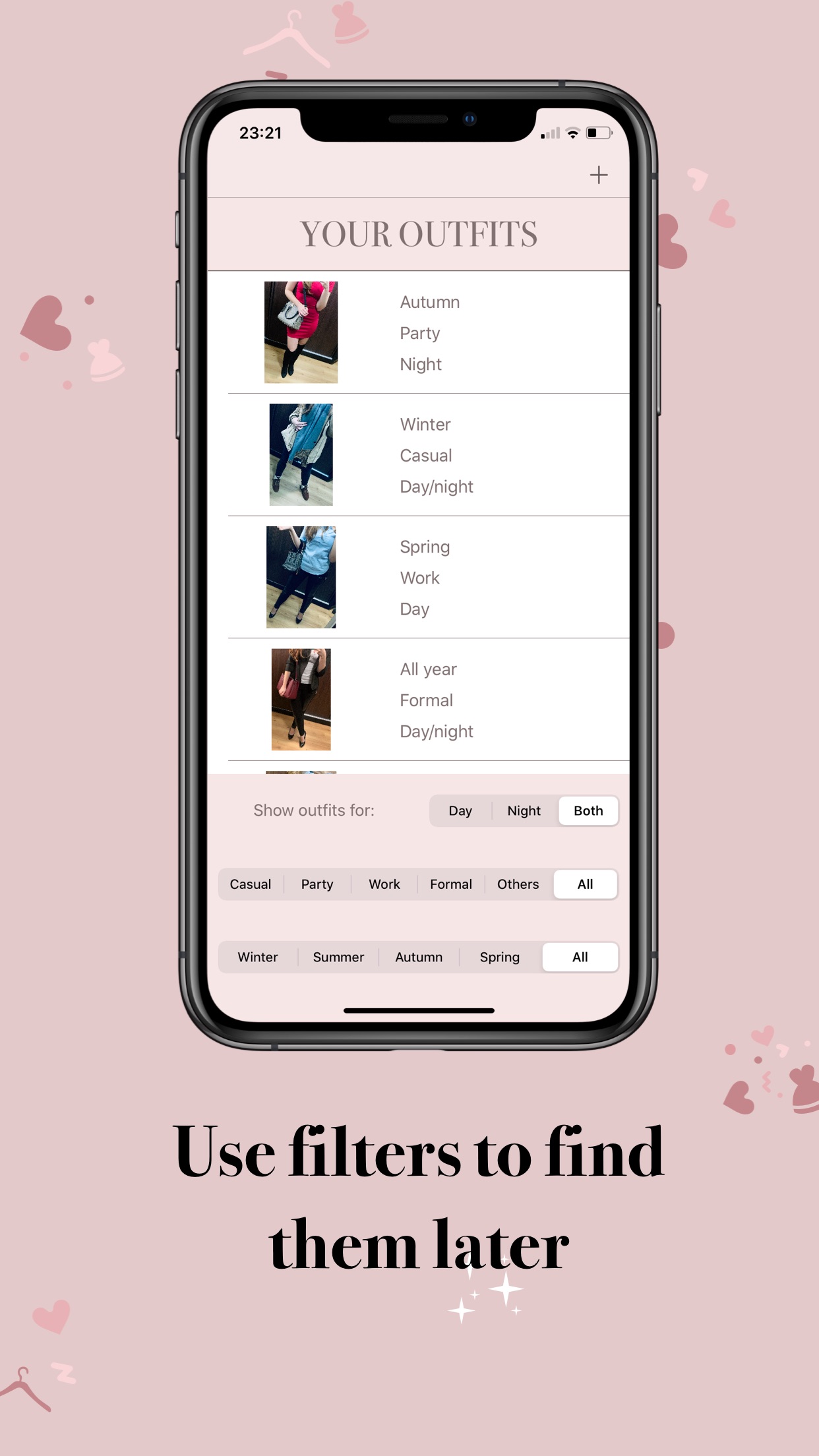 Screenshot do app DressApp: your looks