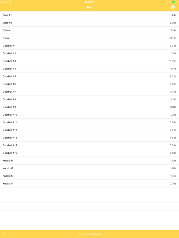 Screenshot #4 pour Bell - Doorbell Sounds