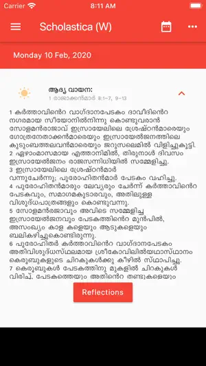Daily Malayalam Readings screenshot 3