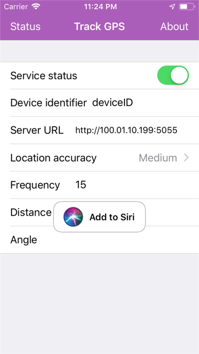 Screenshot #2 pour Track GPS client