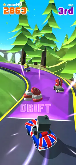 Game screenshot Blocky Racer - Endless Racing apk