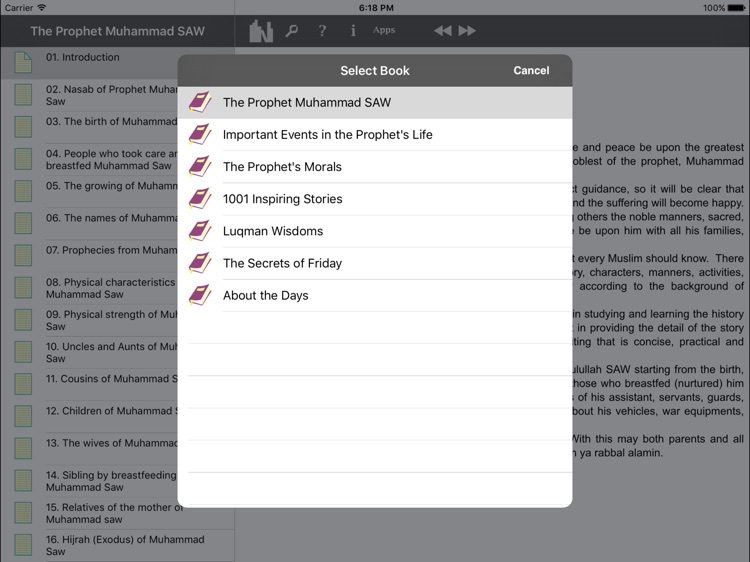 Muslim Book Pack for iPad
