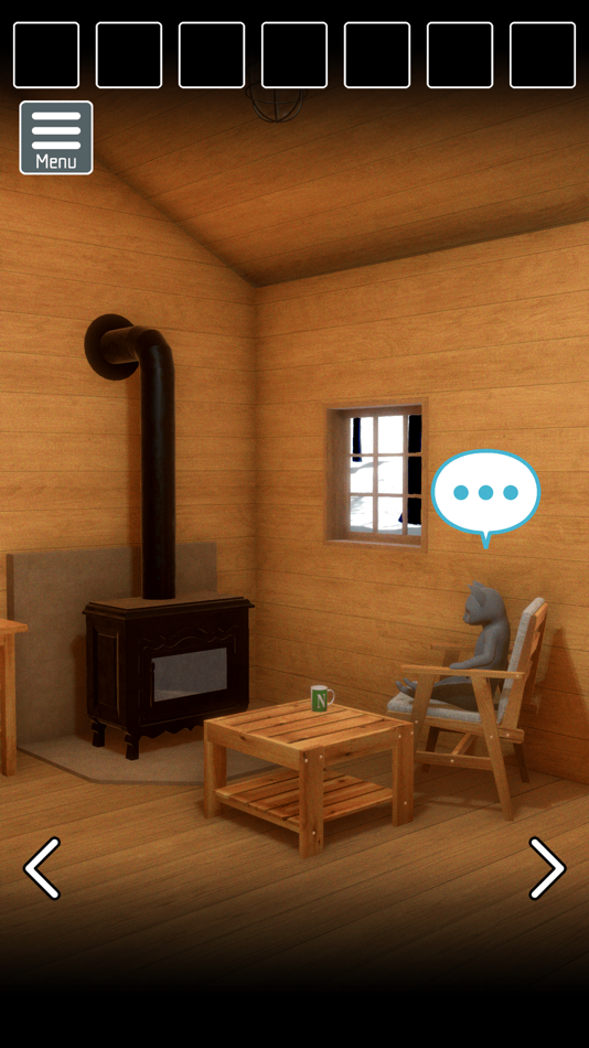 #4. 脱出ゲーム 猫様の山小屋からの脱出 (iOS) Podle: chie ono