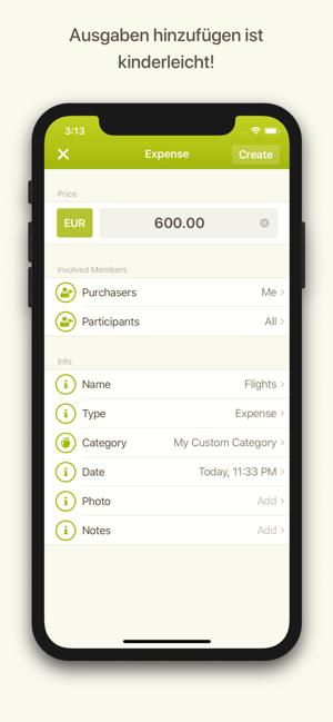 Splittr - Ausgaben teilen Screenshot