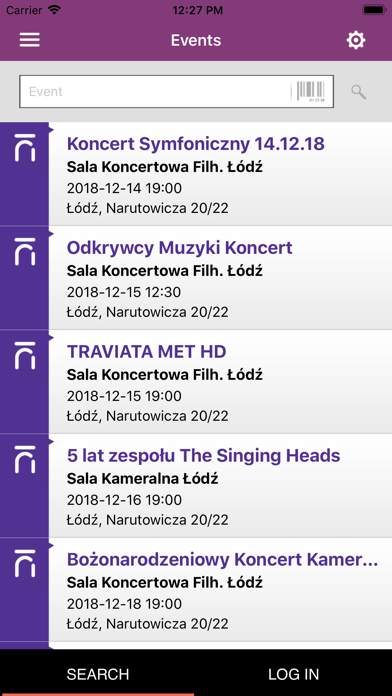 Screenshot #1 pour Filharmonia Łódzka