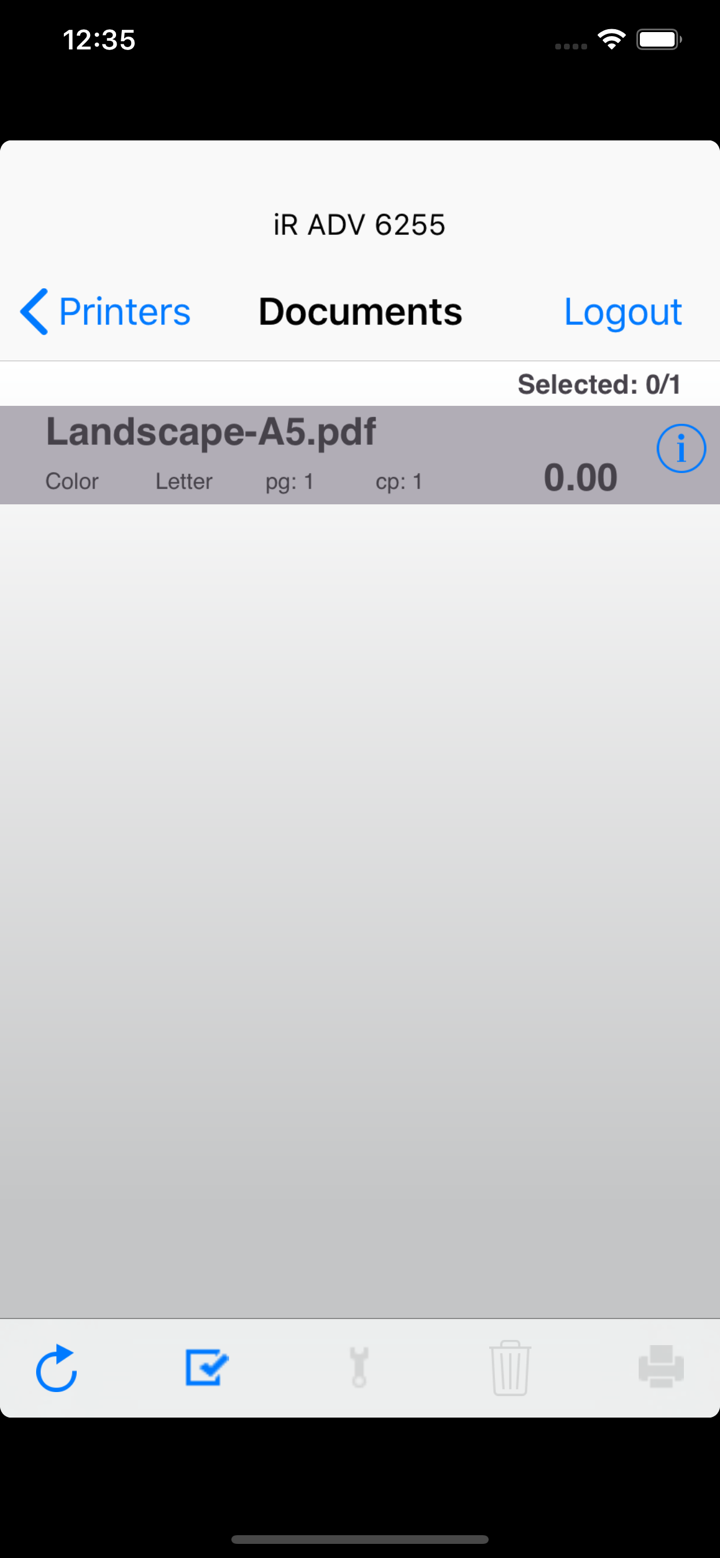 uniFLOW screenshot 4