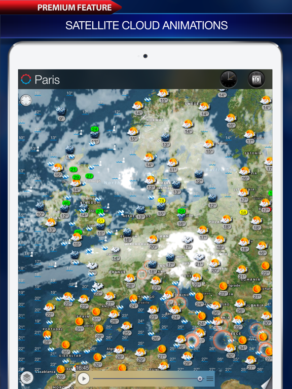 Weather Alert PUSH iPad screenshot 5 - Weather app