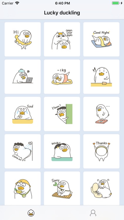 Lucky duckling