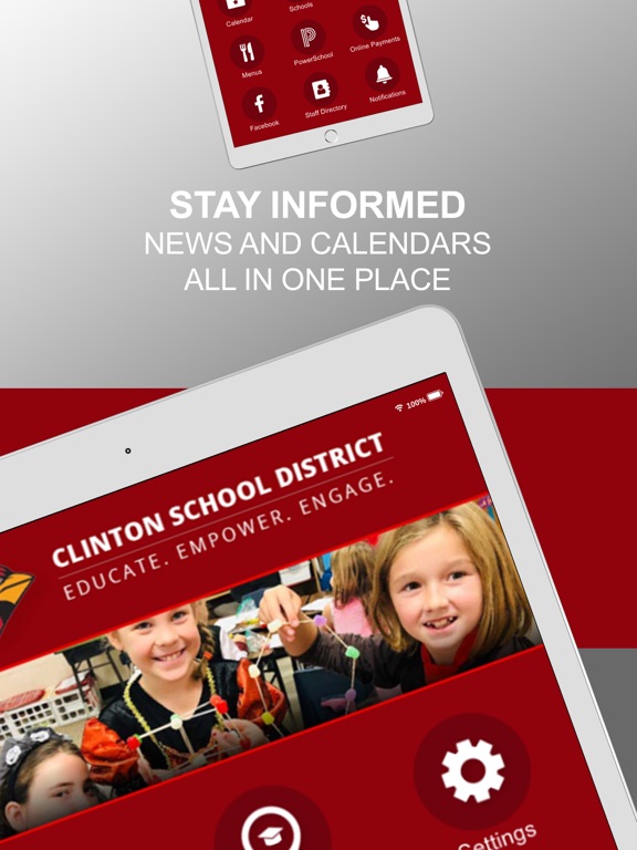 Clinton School District iPad screenshot