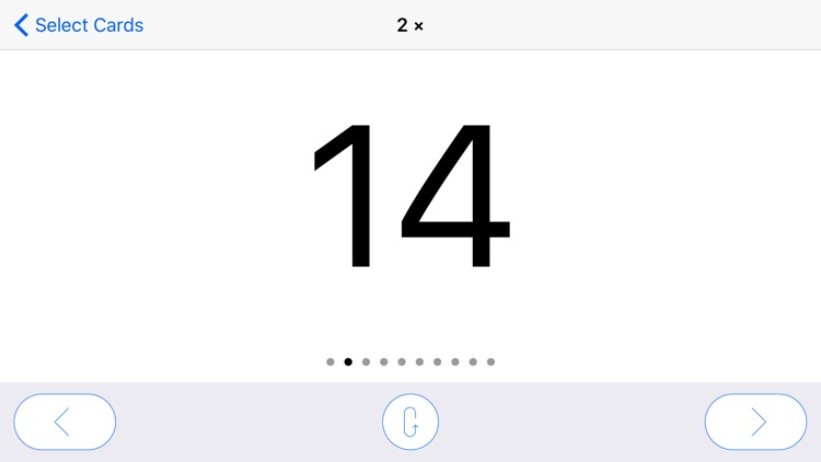 Pure Flashcards Multiplication