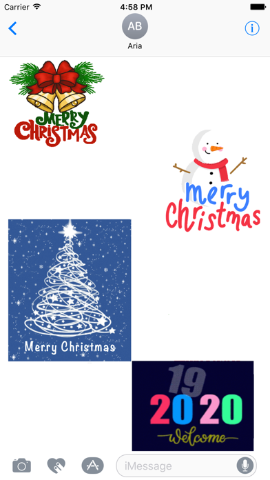 Screenshot #1 pour Merry Christmas Animated Gif