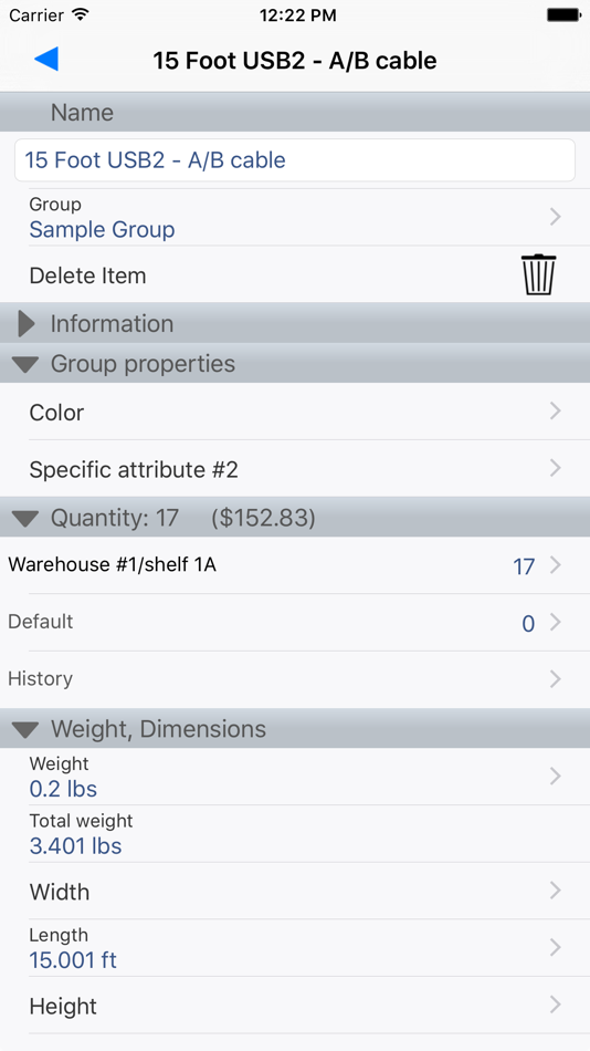 #2. Stock Control Inventory (iOS) 由: Pascal Meziat