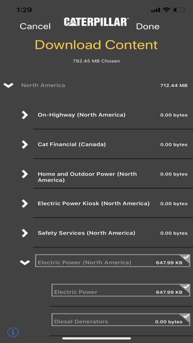 Cat® Virtual Showroom Screenshot