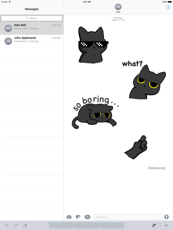 Screenshot #4 pour Animated Grumpy Black Cat