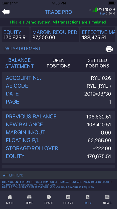 TradePro BestprofitFutures Screenshot