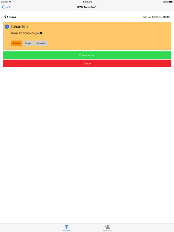 App screenshot
