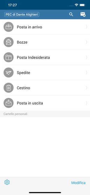 SCARICA ALLEGATI PEC SU IPHONE