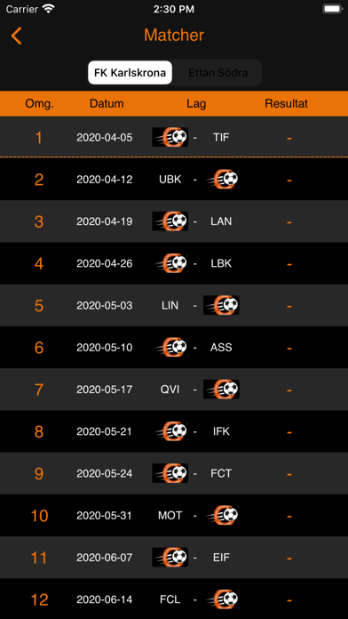 Screenshot #2 pour FK Karlskrona