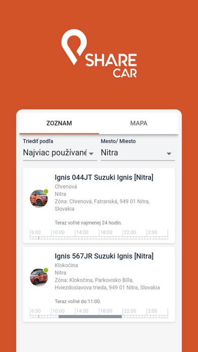 Sharecar Screenshot