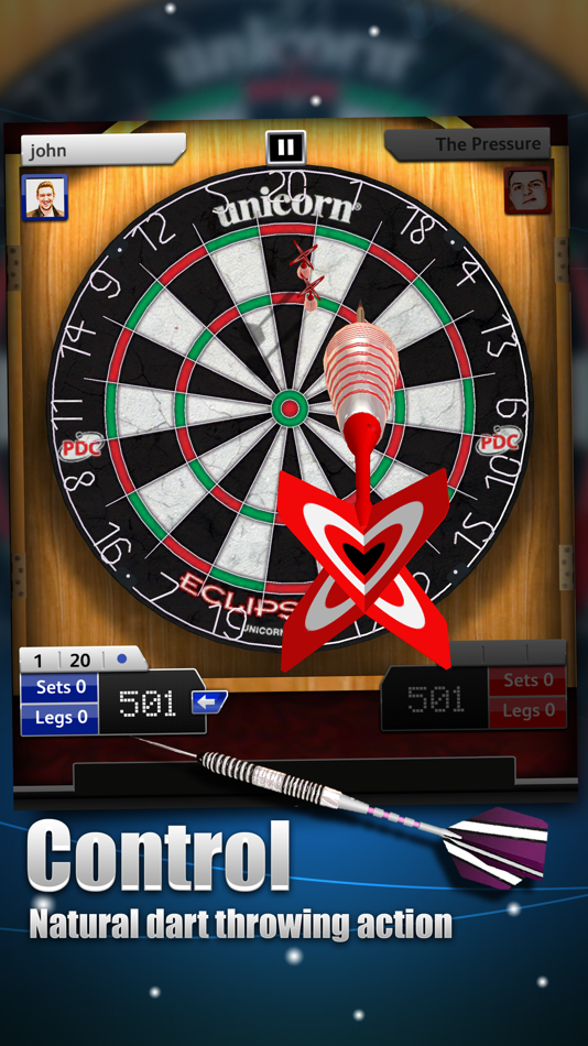 #3. Darts Match (iOS) 来自: Motionlab