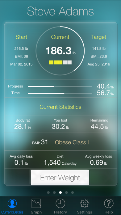 Monitor Your Weight Screenshot