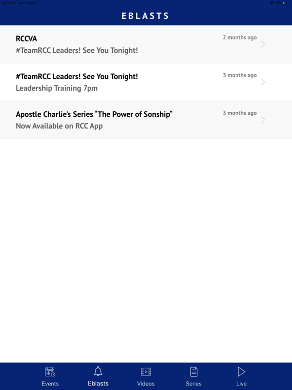 RCCVA iPad screenshot 2 - Lifestyle app