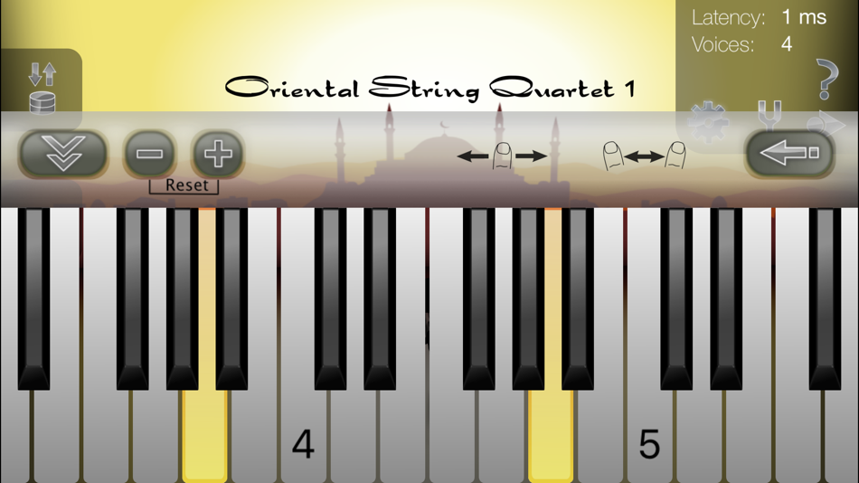 #5. Oriental Strings (iOS) 由: Christian Schoenebeck d/b/a Crudebyte