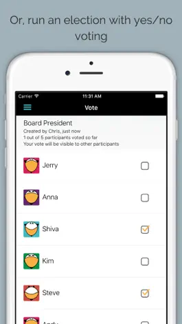 Game screenshot VoteUp: Fast group voting apk