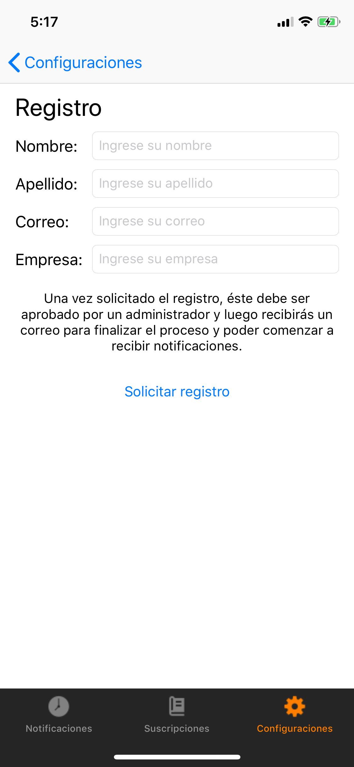 Notification Center