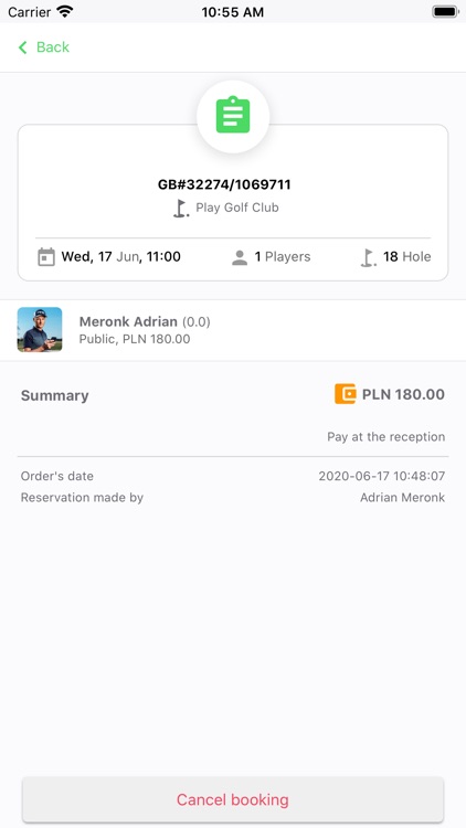 Golf Booking screenshot-8