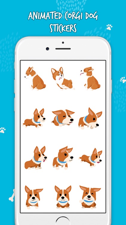Cute Corgi Animated Emojis