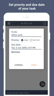 to do list - checklist app iphone screenshot 2