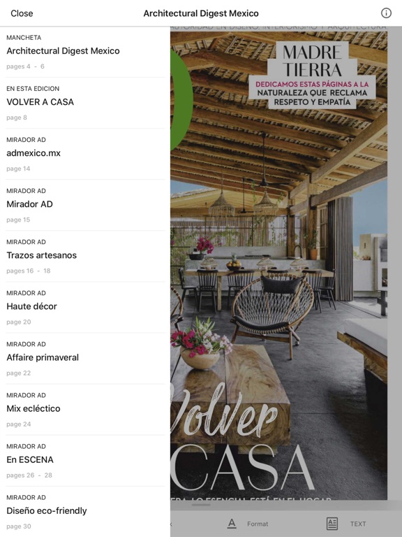 AD México iPad screenshot 6 - Lifestyle app