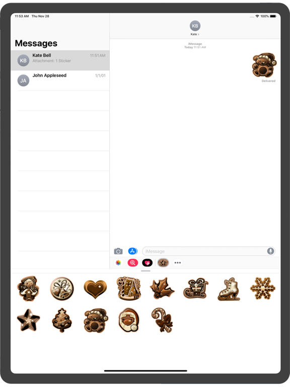 Screenshot #4 pour Xmas Cookie Sticker