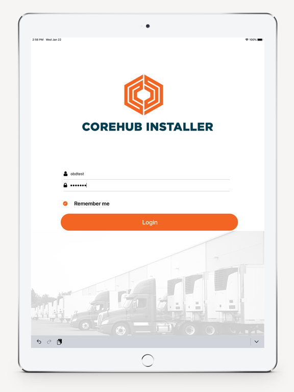 CoreHub Installer iPad screenshot 1 - Business app